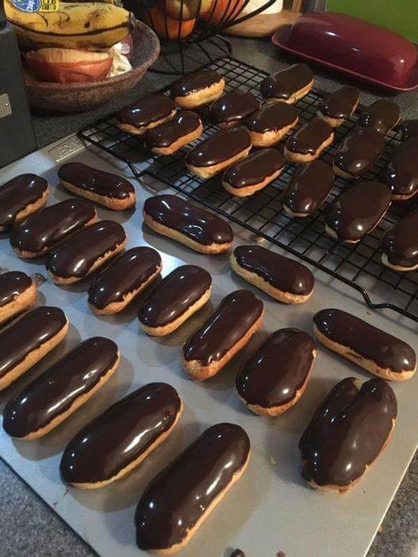 Indulge in the Irresistible Delight of Chocolate Eclairs