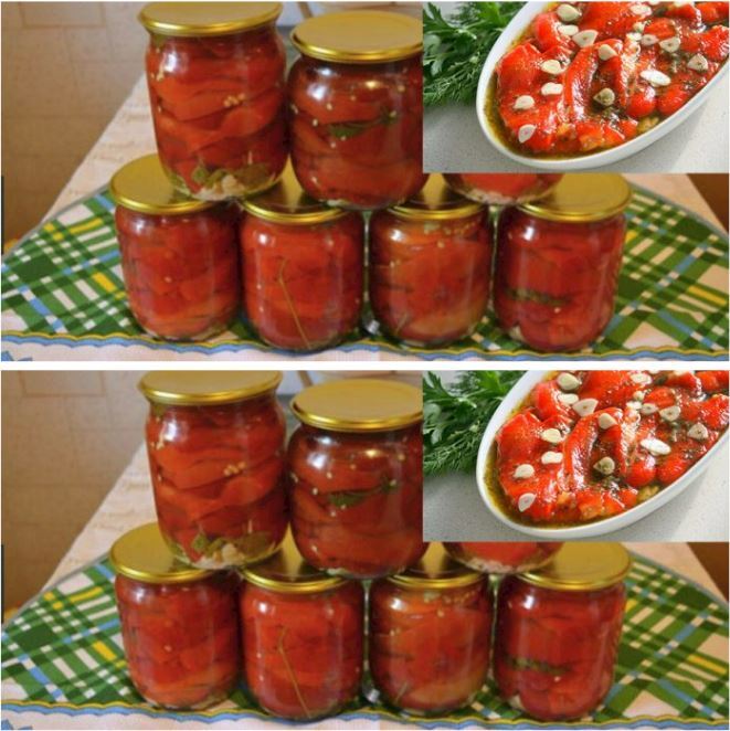 How to prepare the most delicious Capia peppers baked in a jar