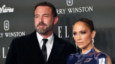 Getty Images Image shows Lopez and Affleck